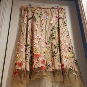 Eva Franco Floral Skirt